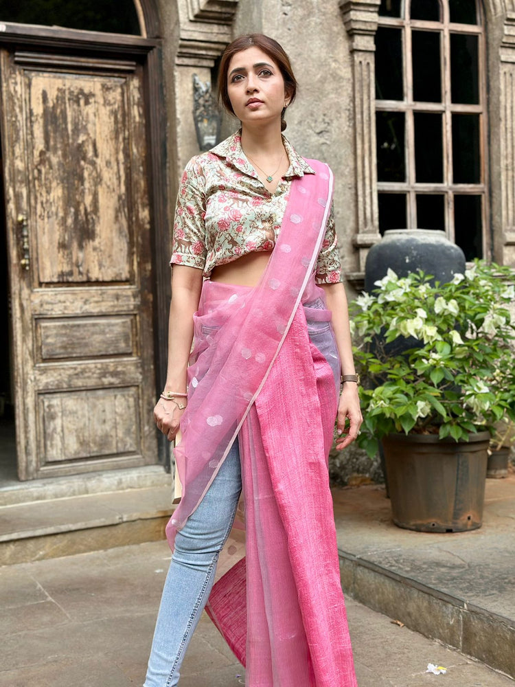 Organza & Silk Crepe