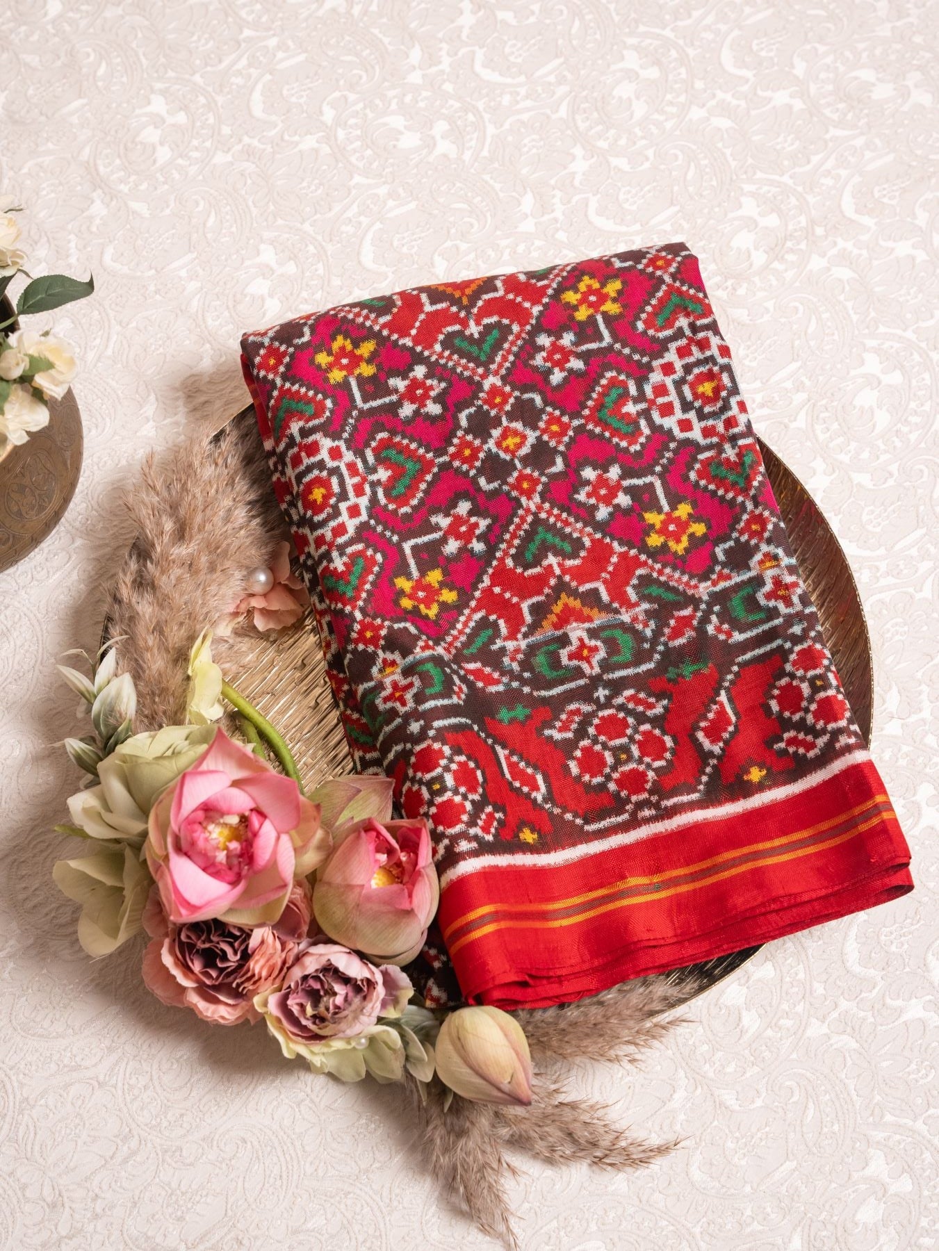 Crimson Red Patan Patola