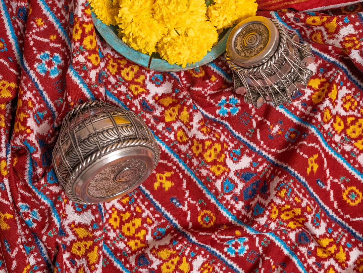 Rust Red Patan Patola