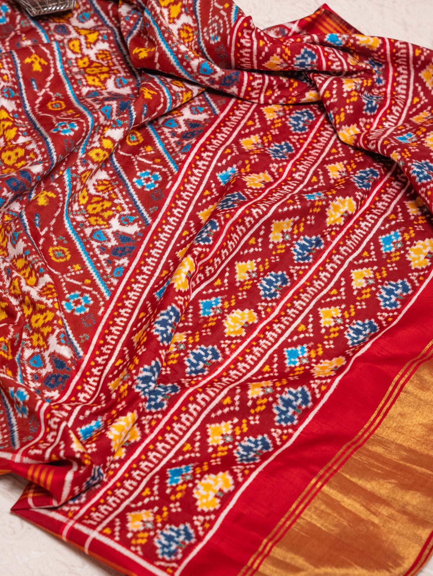 Rust Red Patan Patola
