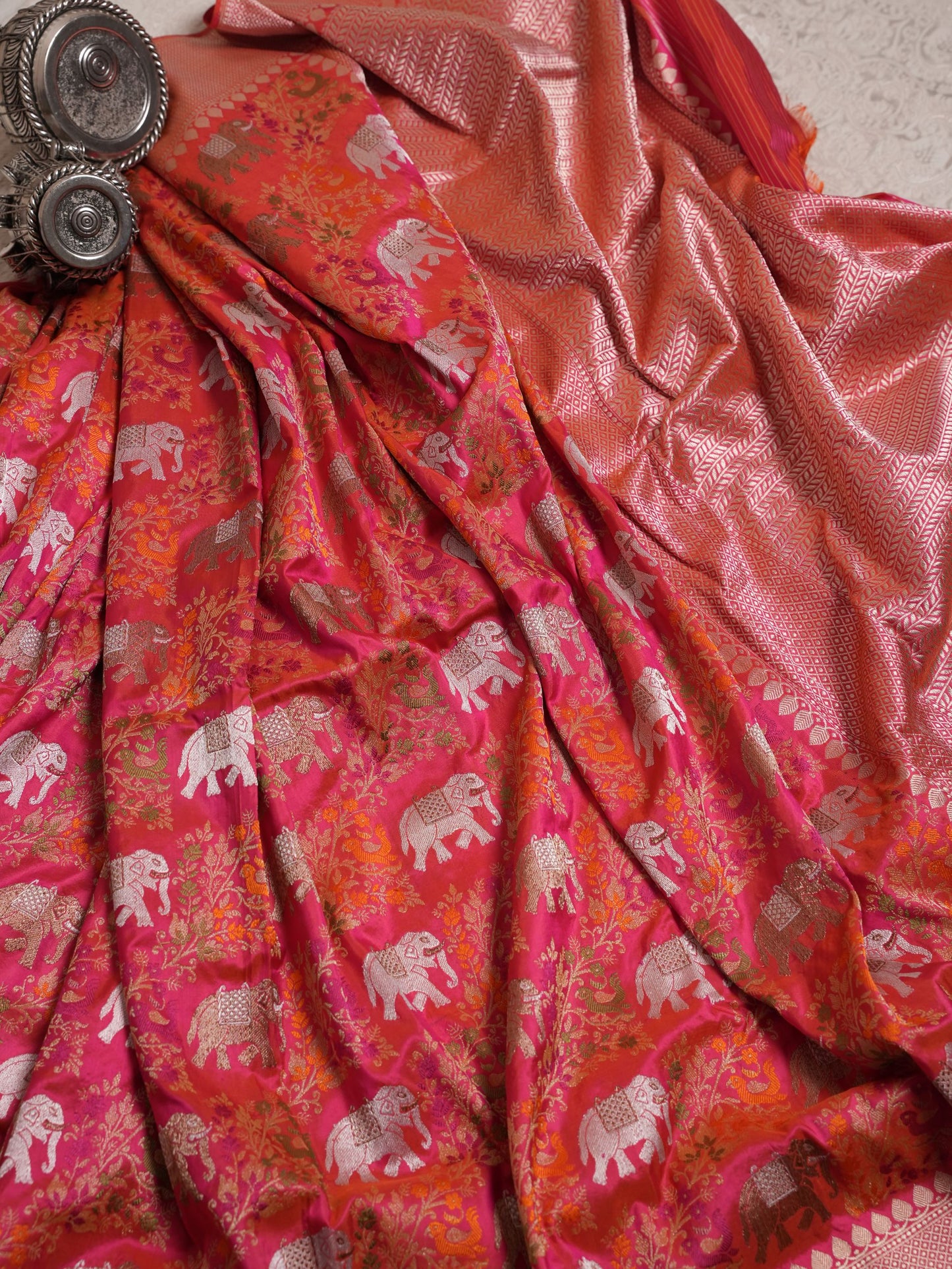 Shikargha Elephant Aada Pink