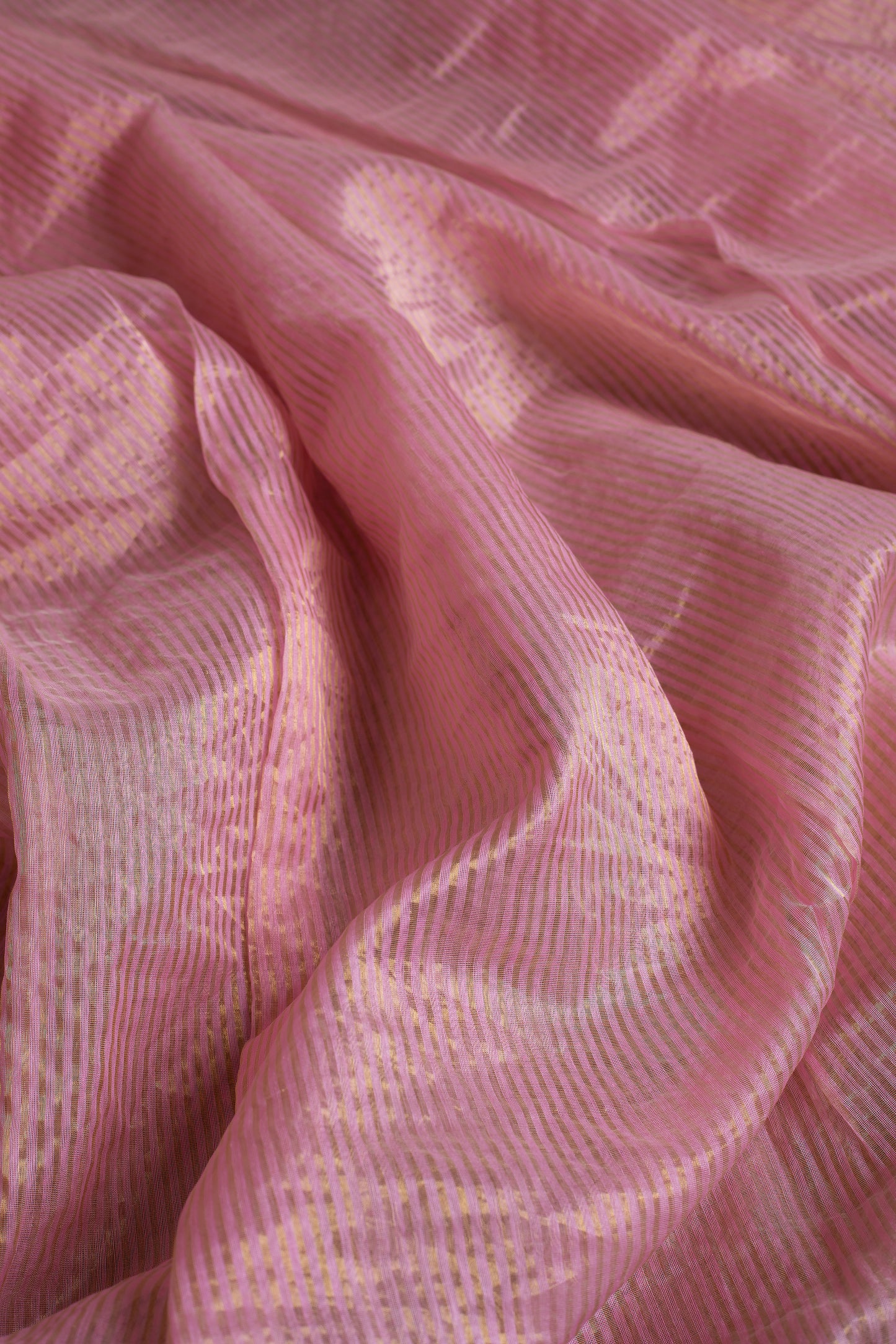 Pink Chanderi Tissue Saree