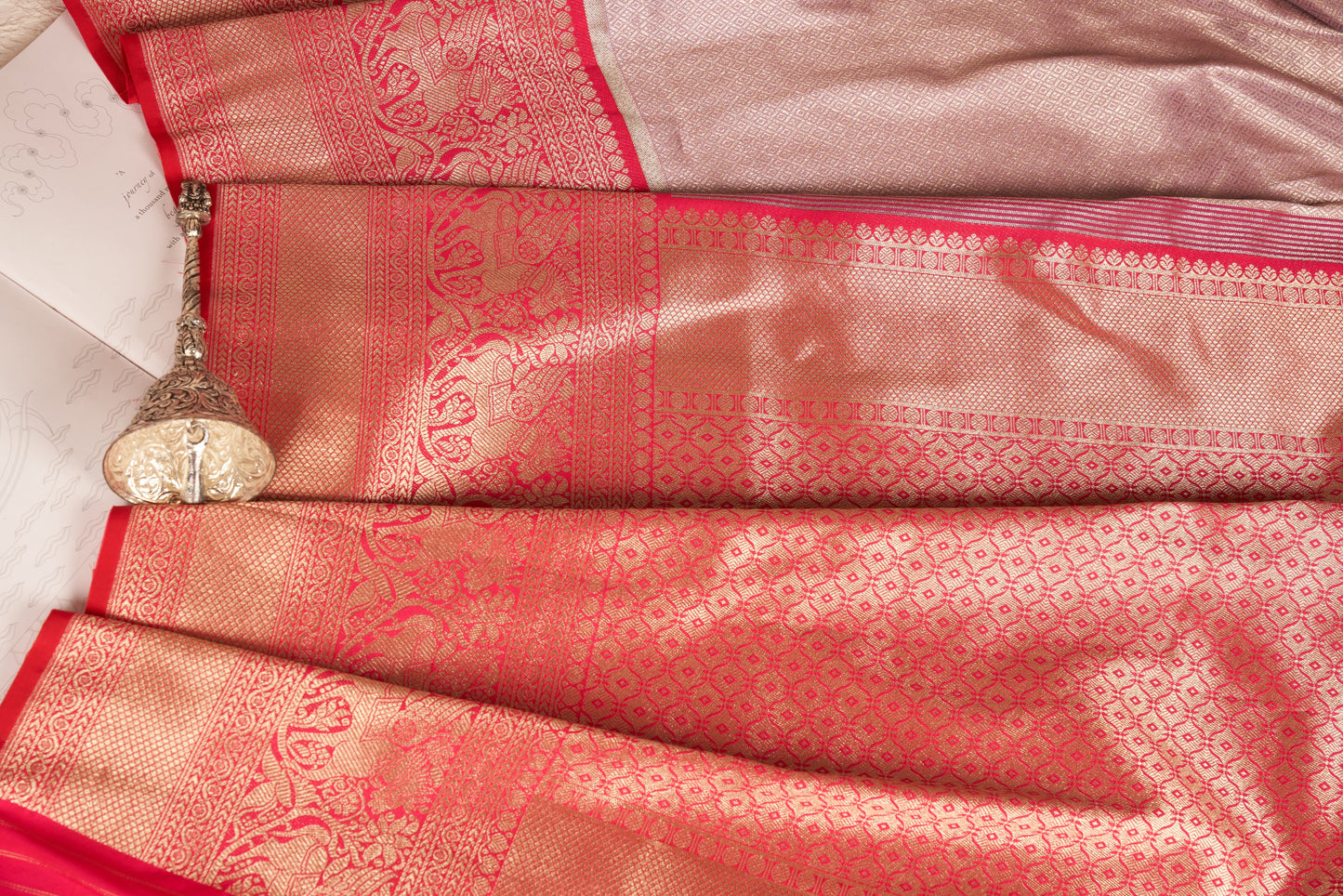 Lavender Mauve Classic Kanjivaram Soft Silk Saree