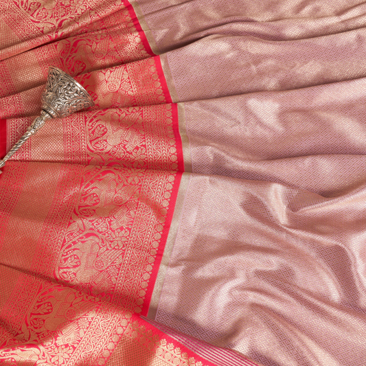 Lavender Mauve Classic Kanjivaram Soft Silk Saree