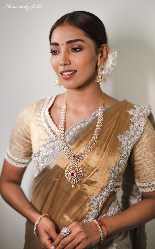 Golden Tissue Chanderi Silk Saree (PRE ORDER)