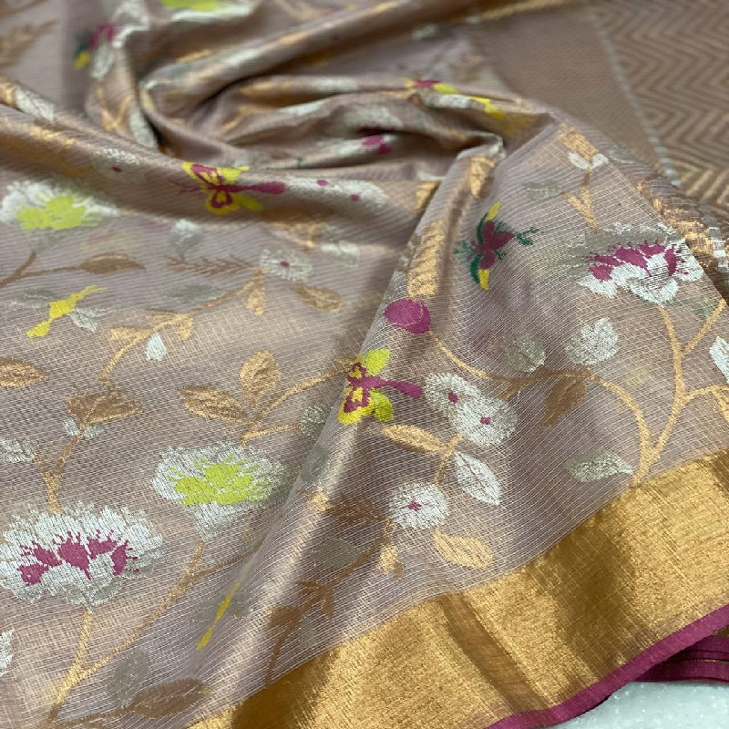 Gold Kota Silk Saree