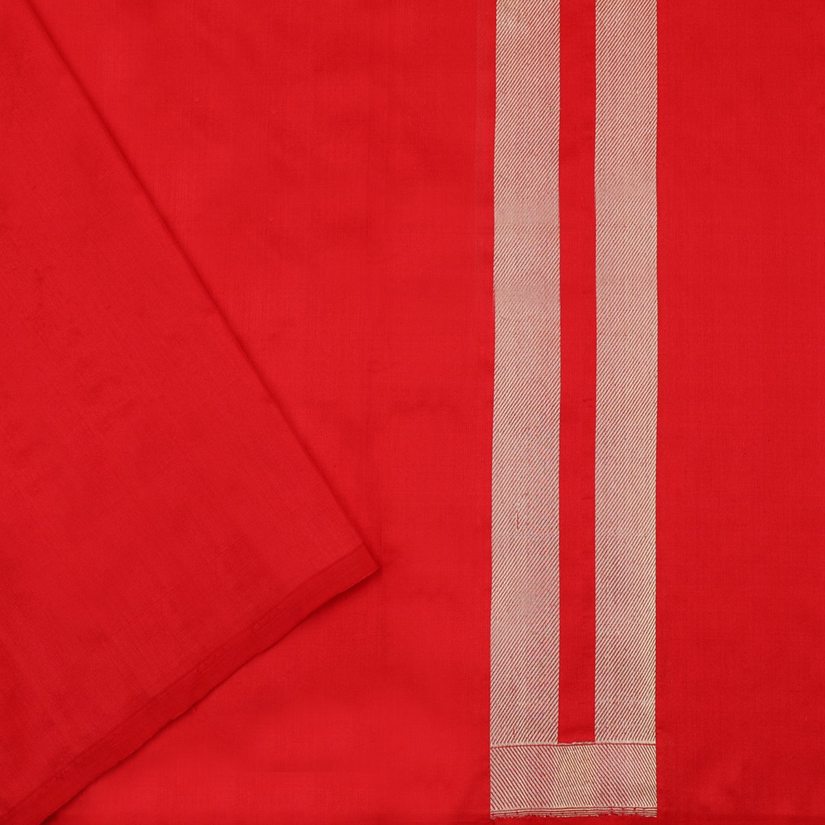 Chilli Red Banarasi Silk Saree - WeaveinIndia