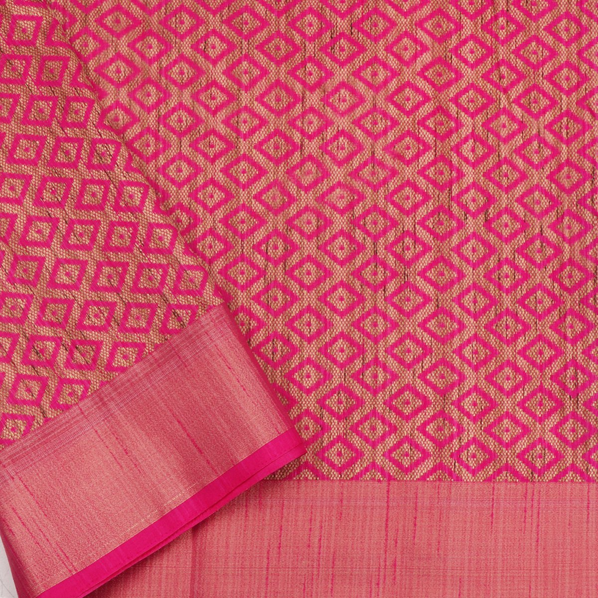 Handwoven Royal blue Banarasi Tussar Silk Sari- WIISHNIKARIDNAM0199 - WeaveinIndia