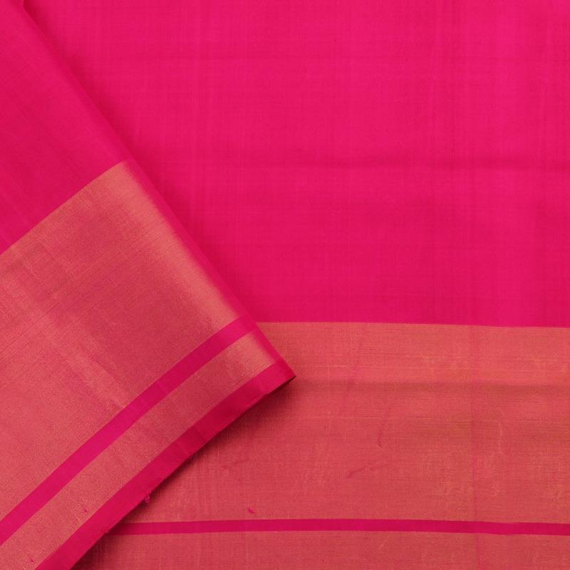 Handwoven Coral Pink Patola Double Ikat Silk Sari - WIIPATANARIDNAM2980219A - Blouse View