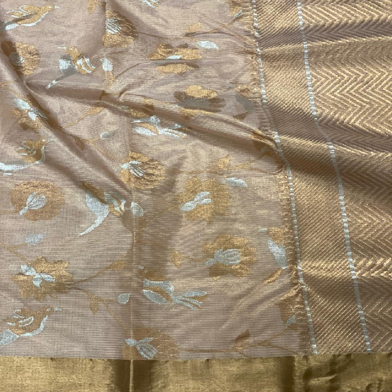 Beige kota Silk Saree
