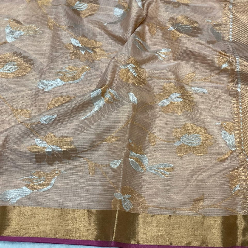 Beige kota Silk Saree