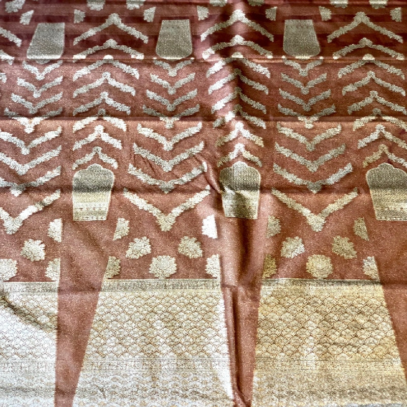 Cyan Banarasi Organza Unstitched Lehenga - Pre Order