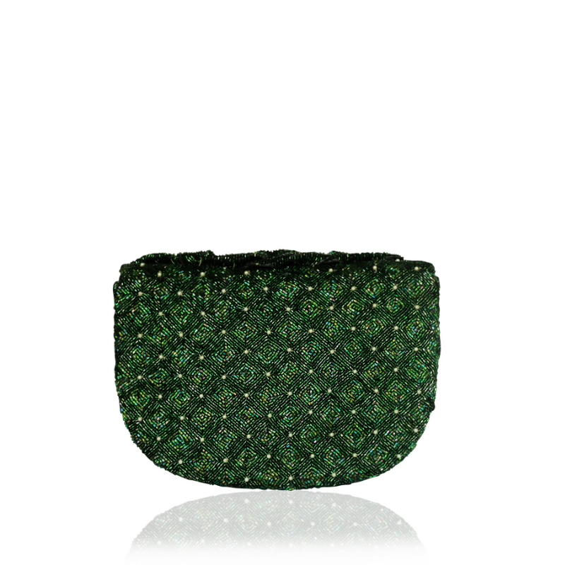 COCO BEADED SLING-GREEN