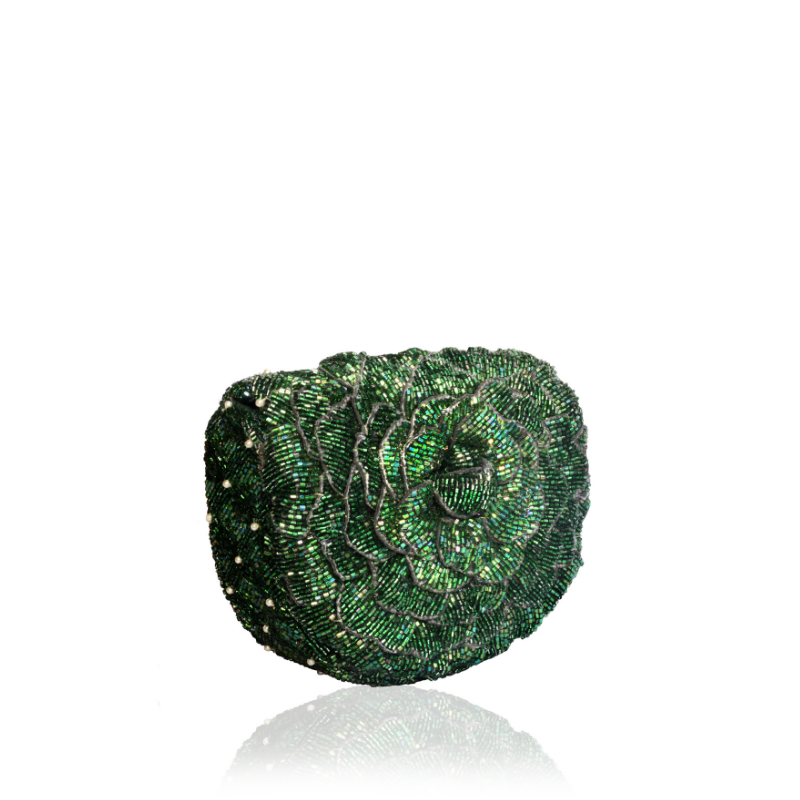 COCO BEADED SLING-GREEN