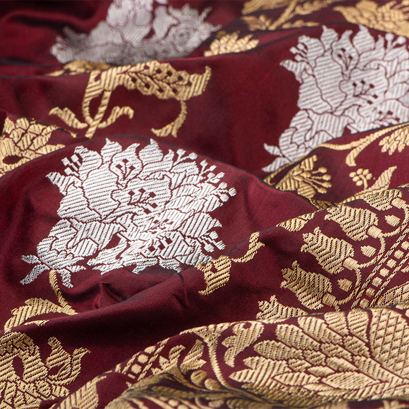 Brown Banarasi Silk Saree - Pre Order