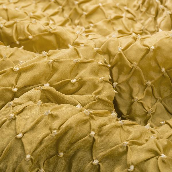 HANDWOVEN KHAKI HABUTAI BANDHANI SILK SARI-WIIAJB332 150- Design View