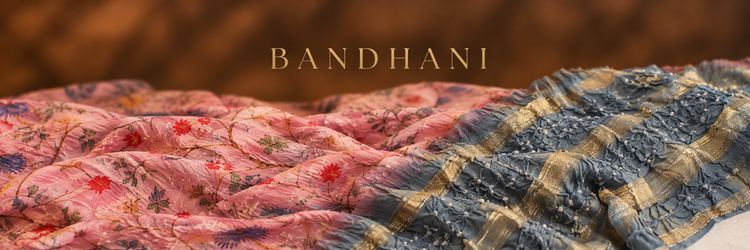 Women wearing real red bandhani saree