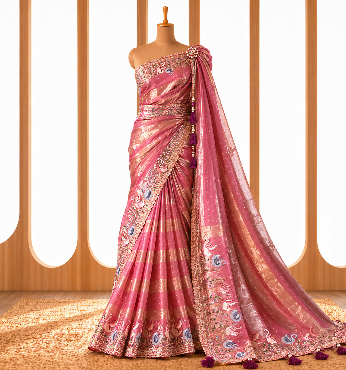 Tissue Sarees