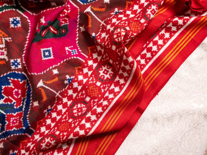 Regal Red Patan Patola Saree