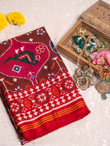 Regal Red Patan Patola Saree