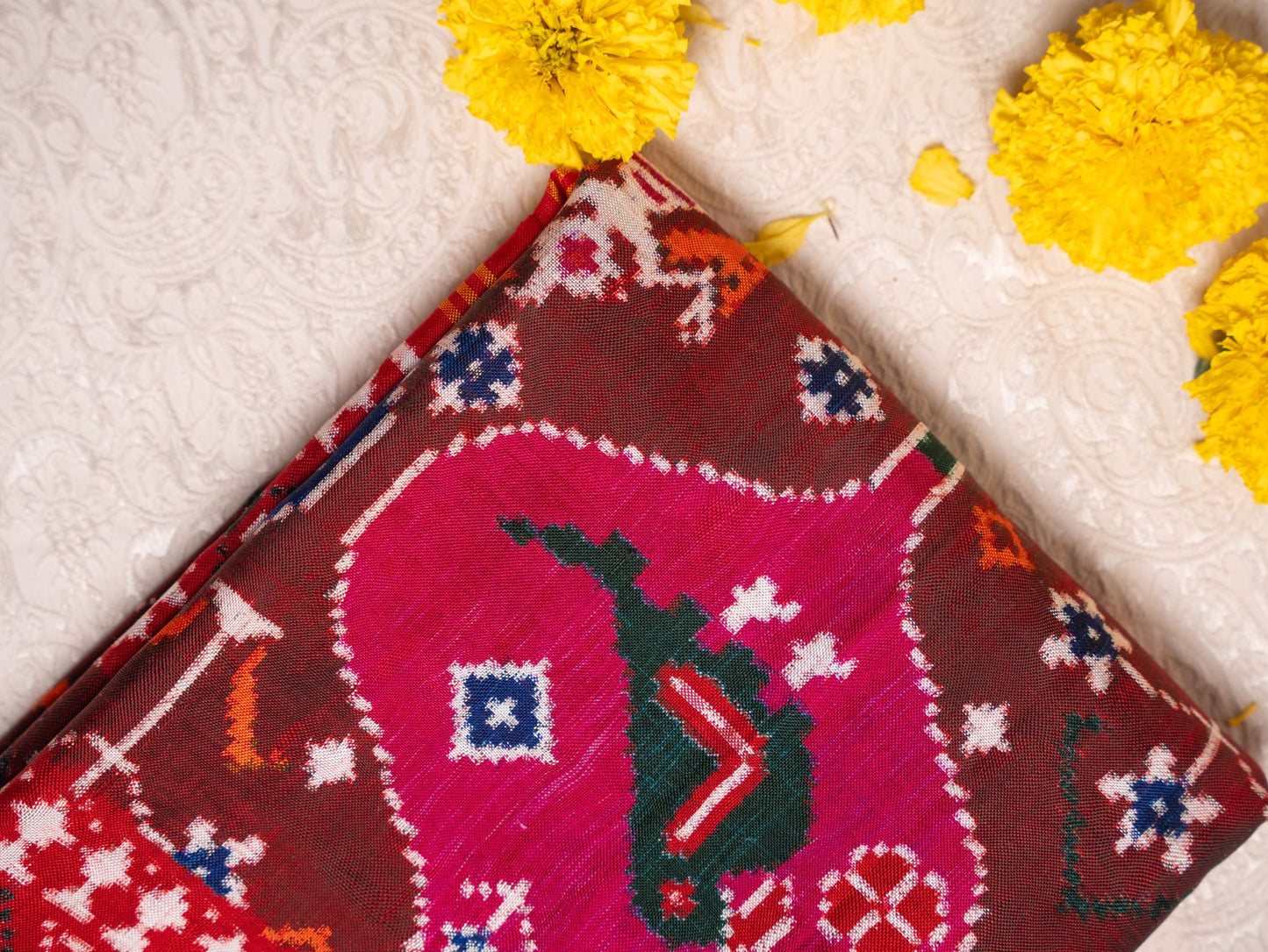 Regal Red Patan Patola Saree