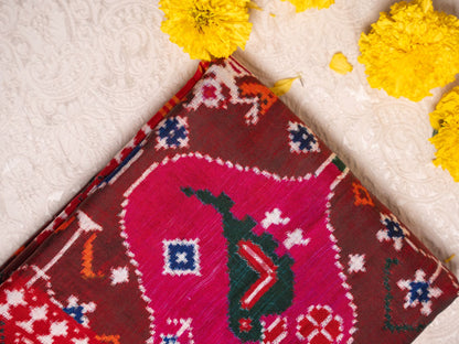 Regal Red Patan Patola Saree