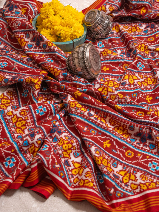 Rust Red Patan Patola