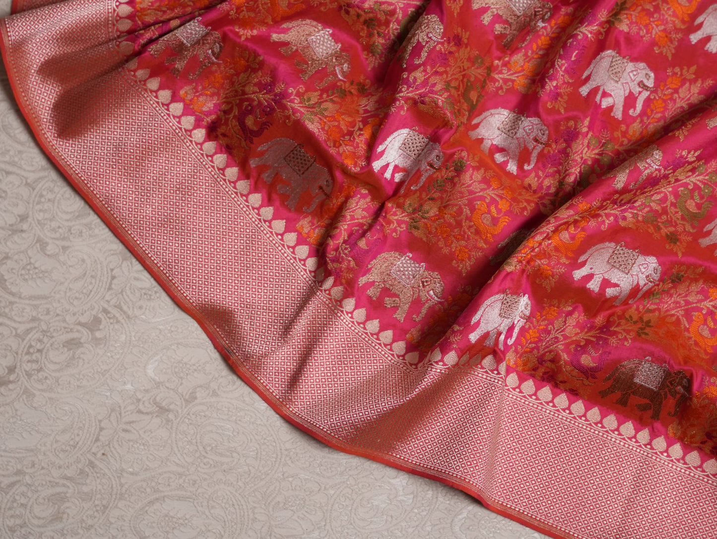 Shikargha Elephant Aada Pink