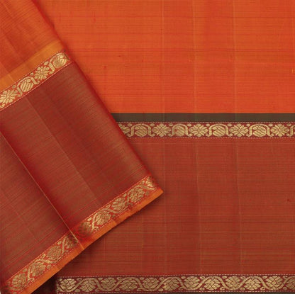 Maroon Kanjivaram Silk Saree - WeaveinIndia