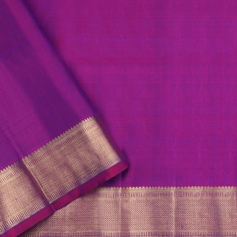 Royal Blue Kanjivaram Silk Saree - WeaveinIndia