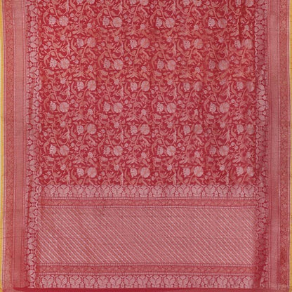 Mauve Pink Muslin Jamdani Saree - WeaveinIndia