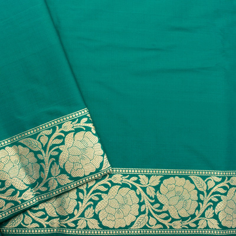 Sea Green Banarasi Silk Saree