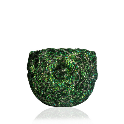 COCO MINI BEADED MINI SLING-GREEN