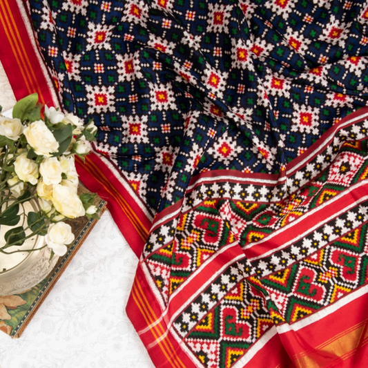 Blue Patan Patola Dupatta