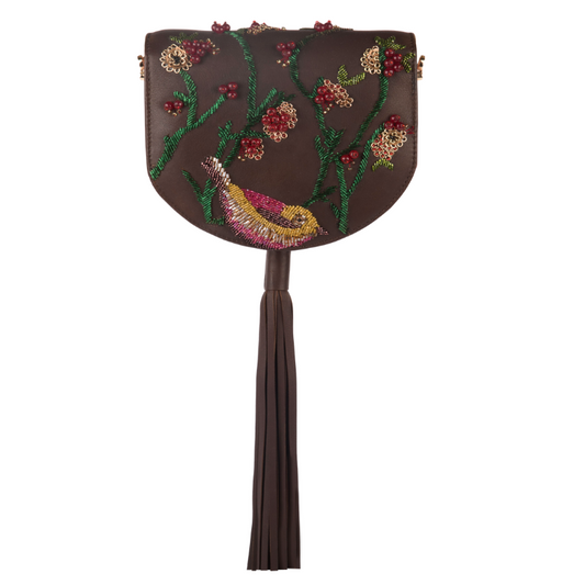 Duet Luxury Lost in the Woods Single Tassel Clutch