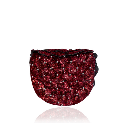 COCO MINI BEADED  SLING-RED