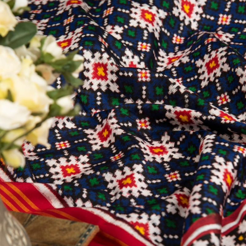 Blue Patan Patola Dupatta