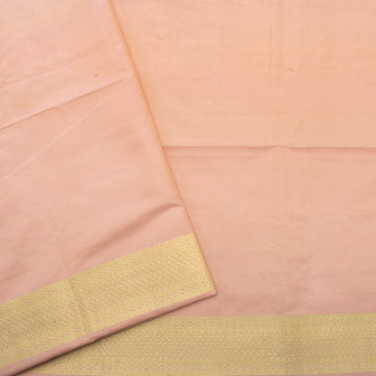 Salmon Pink Banarasi Silk Saree